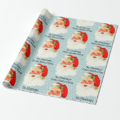 Papier Cadeau De Père Noël Ajouter le nom de l'enfant Easy Read  (Déroulé)