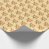 Papier cadeau de Thanksgiving Leaf Glow (Coin)