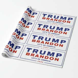 Papier cadeau de Trump Brandon 2024™ pour les élec