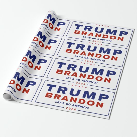 Papier cadeau de Trump Brandon 2024™ pour les élec (Déroulé)
