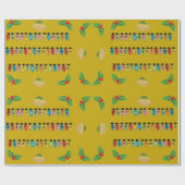 Papier cadeau de vacances de Noël & Nouvel An (Plat)