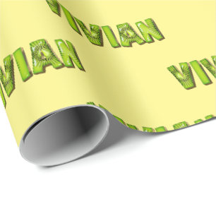 Papier cadeau de Vivian Kiwi Fruit