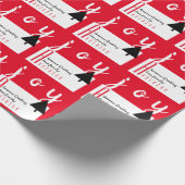 Papier cadeau de voeux de LeahG Red Carpet (Coin)