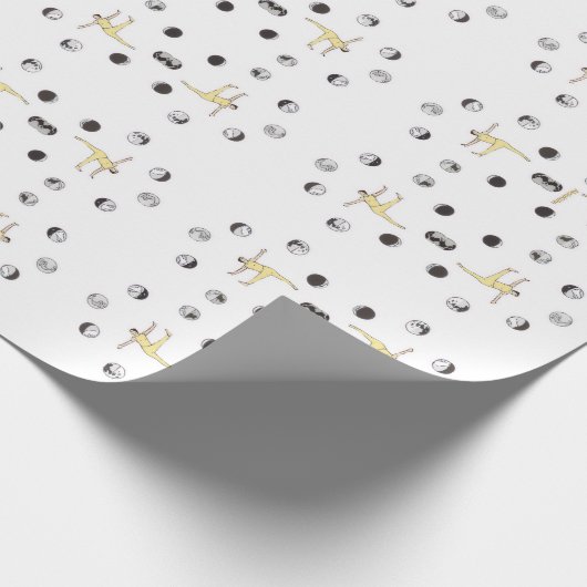 Papier cadeau de yoga (Coin)
