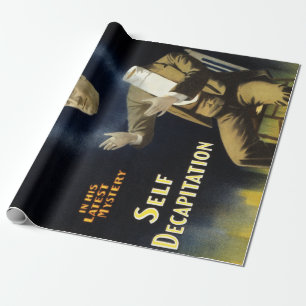 Papier Cadeau Décapitation vintage d'individu de Harry Kellar de