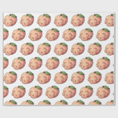 Papier Cadeau Décès Douce Poche Crâne (Plat)