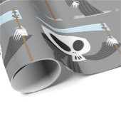 Papier Cadeau Décès - Papier d'enveloppement (Coin rond)