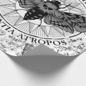 Papier Cadeau décès tête moth (Coin)