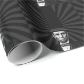 Papier Cadeau Déclaration de mode présidentielle Abraham Lincoln (Coin rond)
