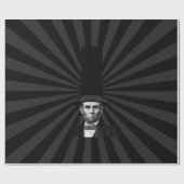 Papier Cadeau Déclaration de mode présidentielle d'Abraham (Plat)