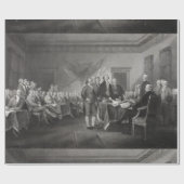 Papier Cadeau Déclaration d'indépendance (Plat)