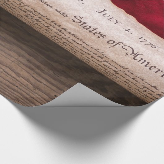 Papier Cadeau Déclaration d'indépendance (Coin)