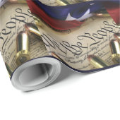 Papier Cadeau Déclaration d'indépendance (Coin rond)