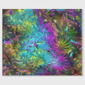 Papier Cadeau Décor à fleurs 91 (Plat)