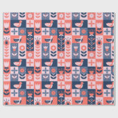 Papier Cadeau Décor coloré (Plat)