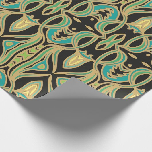 Papier Cadeau Décor d'art incomparable de style Art Nouveau (Coin)