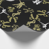 Papier Cadeau Décor de la maison de la danseuse d'or (Coin)