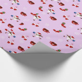 Papier Cadeau Décor de Noël décoratif Papier d'enveloppement de (Coin)