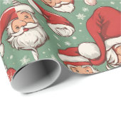 Papier Cadeau Décor de Noël décoratif Papier d'enveloppement de (Coin rond)