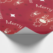 Papier Cadeau Décor de Noël décoratif Papier d'enveloppement de  (Coin)