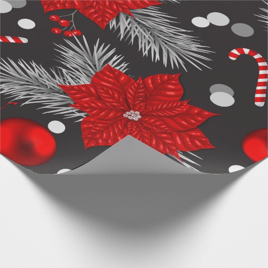 Papier Cadeau Décor de Noël Design motif (Coin)