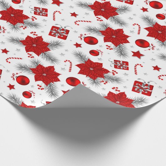 Papier Cadeau Décor de Noël papier d'emballage motif (Coin)