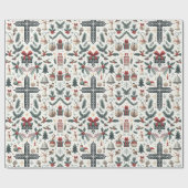 Papier Cadeau Décor décoratif de Noël (Plat)