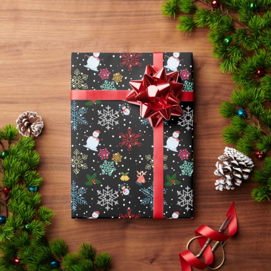 Papier Cadeau Décor décoratif de Noël (Cadeau de vacances)