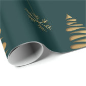Papier Cadeau Décor décoratif de Noël (Coin rond)