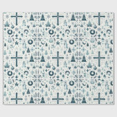 Papier Cadeau Décor décoratif de Noël (Plat)