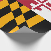 Papier Cadeau Décor Design du drapeau de l'État du Maryland (Coin)