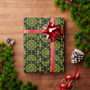 Papier Cadeau Décor d'origine artistique aztèque mexicaine