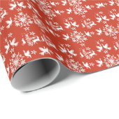 Papier Cadeau Décor mexicain Otomi (Coin rond)