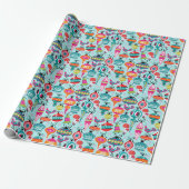 Papier Cadeau Décor moderne du milieu du siècle (Déroulé)