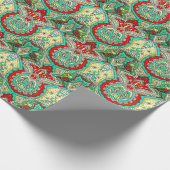 Papier Cadeau Décor néon arabesque : style années 80. (Coin)