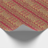 Papier Cadeau Décor oriental : Closeup Abstrait (Coin)