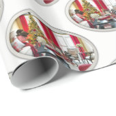 Papier Cadeau Décorateur de maison de papier d'emballage (Coin rond)