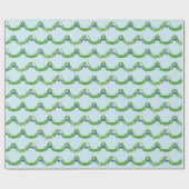 Papier Cadeau Décoration de fête cachée des prédateurs (Plat)