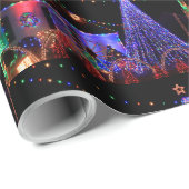 Papier Cadeau Décoration de Noël (Coin rond)