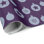 Papier Cadeau Décorations de Noël (Coin rond)