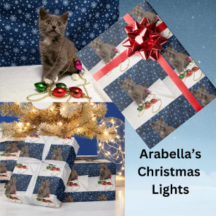 Papier Cadeau Décorations de Noël d'Arabella - Chat / Kitten