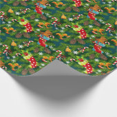 Papier Cadeau Décorations de Noël Motif (Coin)