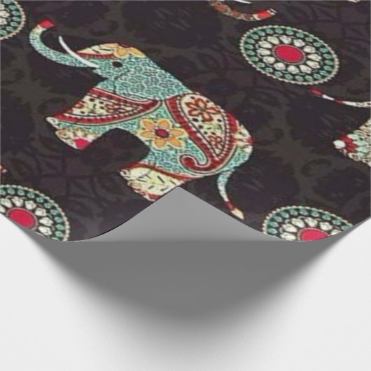 Papier Cadeau Decorative Elephant Pattern Wrapping Paper (Coin)