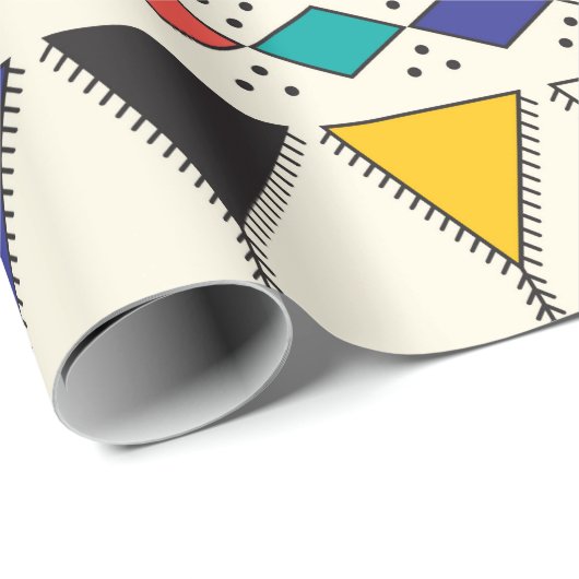 Papier Cadeau Decorative geometric repeating pattern inspired by (Coin rond)