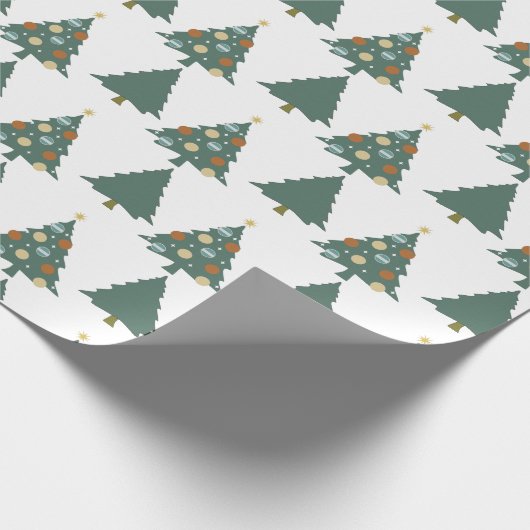 Papier Cadeau Décorez l'arbre de Noël (Coin)