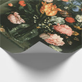 Papier Cadeau Découpage à fleurs vintages peinture d'antiquités  (Coin)