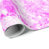 Papier Cadeau Découpage blanc vintage d'antiquité texturé violet (Coin rond)