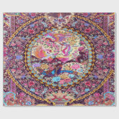 Papier Cadeau Découpage couleur bleu pourpre bleu perse de rose (Plat)