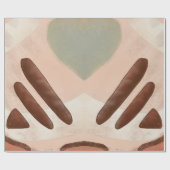 Papier Cadeau Découpage d'art moderne et Abstrait du milieu du s (Plat)