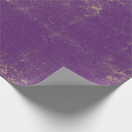 Papier Cadeau Découpage de conception de Motifs rustiques violet (Coin)